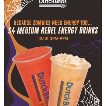 Dutch Bros Coffee - 10/31/23 - Coffee & Tea Near Me - Oakley, California