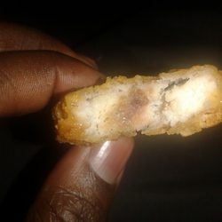 I brought my daughter a happy meal and when she got home and started to eat it we discovered this it's disgusting and unsafe for children