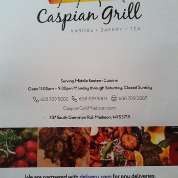 Caspian Grill - Info - Mediterranean Near Me - Madison, Wisconsin Caspian Grill - Info - Mediterranean Near Me - Madison, Wisconsin