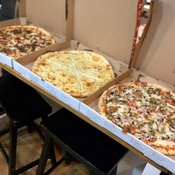 Luigi's Pizza - Delaware, White, and Works pizzas