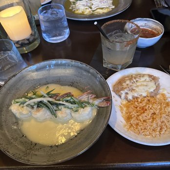 Javier's - Mexican shrimp with rice and beans. Margarita on the rocks - Mexican Near Me - Irvine, California Javier's - Mexican shrimp with rice and beans. Margarita on the rocks - Mexican Near Me - Irvine, California