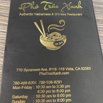 Pho Truc Xanh - Vietnamese Near Me - Vista, California Pho Truc Xanh - Vietnamese Near Me - Vista, California