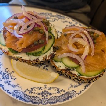 Elephantine Bakery - Smoked Salmon on Simit - Bakeries Near Me - Portsmouth, New Hampshire Elephantine Bakery - Smoked Salmon on Simit - Bakeries Near Me - Portsmouth, New Hampshire