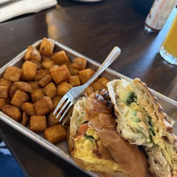 Fratelli Cafe - The Basic Croissanwich - Coffee & Tea Near Me - Marina Del Rey, California