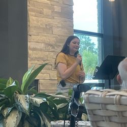 Oak Hill Senior Living - The gal singing for the patient she was awesome!! Her name is Rylee Jaynes