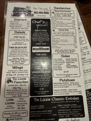 Menu photo 2 Tin Lizzie Cafe West Point, MS Menu photo 2 Tin Lizzie Cafe West Point, MS