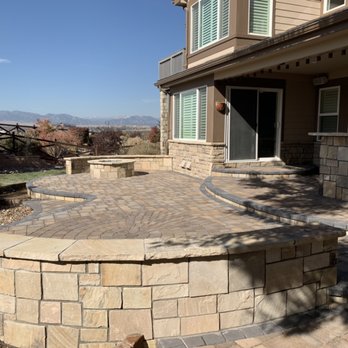 LC hardscapes - Paver patio, firepit and bench - Masonry/Concrete Near Me LC hardscapes - Paver patio, firepit and bench - Masonry/Concrete Near Me