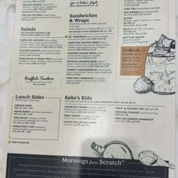 Menu as of 1/4/25
