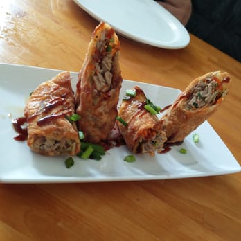 Magical Meat Boutique - The "Hoisin Duck Spring Onion Rolls" appetizer. - British Near Me - Mount Dora, Florida Magical Meat Boutique - The "Hoisin Duck Spring Onion Rolls" appetizer. - British Near Me - Mount Dora, Florida
