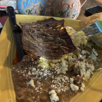 Kikey's Cafe - Chilaquiles Divorciados with added cezina meat - Breakfast & Brunch Near Me - Burien, Washington Kikey's Cafe - Chilaquiles Divorciados with added cezina meat - Breakfast & Brunch Near Me - Burien, Washington