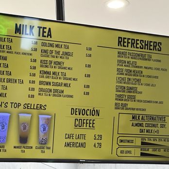 Komma Tea - Menu - Coffee & Tea Near Me - Woodbridge, Virginia