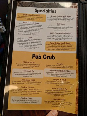 Menu photo 4 King Henry's Arms Richmond Hill, ON Menu photo 4 King Henry's Arms Richmond Hill, ON