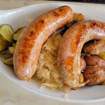 Otto's - Wurst plate - German Near Me - Fredericksburg, Texas