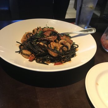 Yard House - My other friends order, I don't remember what it was but he enjoyed the "black" spaghetti! - New American Near Me - Atlanta, Georgia