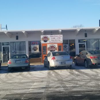 Keystone Kafe - The front entrance and main sign - Cafes Near Me - Omaha, Nebraska