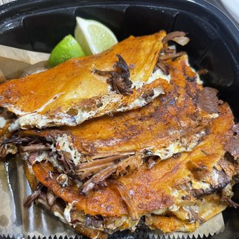 Lawrence Barbecue - Beef brisket birria tacos - Barbeque Near Me - Cary, North Carolina Lawrence Barbecue - Beef brisket birria tacos - Barbeque Near Me - Cary, North Carolina