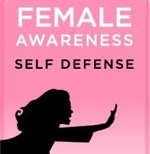 Female Awareness Self Defense Logo