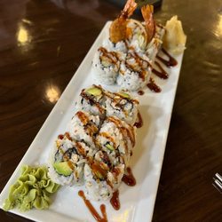 Khao Hom Thai and Sushi Restaurant - Eel and Avocado Roll Shrimp Tempura Roll