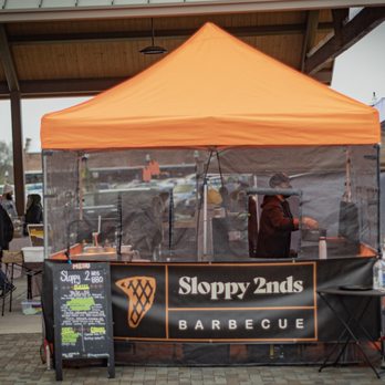 Sloppy 2nds BBQ - people at a bbq - Caterers Near Me Sloppy 2nds BBQ - people at a bbq - Caterers Near Me
