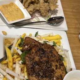 calamari & salmon salad calamari & salmon salad