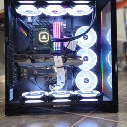 IQ Computer Services - Custom Gaming PC with RGB lighting, Liquid Cooling and High End Graphics Card
