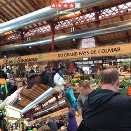 Very nice market with original French food :)