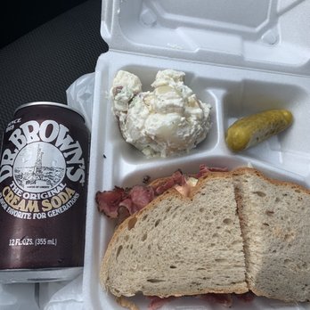 Pickles Plus - Pickles choice sandwich with potato salad - Delis Near Me - Clearwater, Florida
