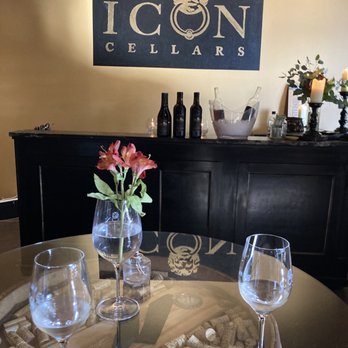 Inside the wine tasting room