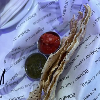 Bombay Darbar - Papadum& chutney - Indian Near Me - Miami, Florida Bombay Darbar - Papadum& chutney - Indian Near Me - Miami, Florida