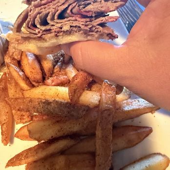 The Daily Nosh - French dip sandwich with French fries - Breakfast & Brunch Near Me - Roseville, California The Daily Nosh - French dip sandwich with French fries - Breakfast & Brunch Near Me - Roseville, California