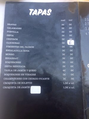 Menu photo 2 La Lonja Valencia, V