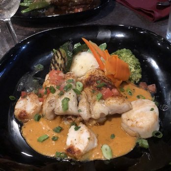 The New American Bistro - Special monkfish and scallops - New American Near Me - Folsom, Pennsylvania