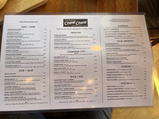 Menu photo 3 The Chew Chew Riverside, IL