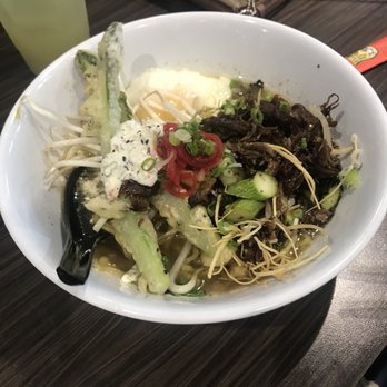 Mister Lee's Noodles - The veggie ramen is filled with fresh and tempura veggies. - Noodles Near Me - Easton, Pennsylvania Mister Lee's Noodles - The veggie ramen is filled with fresh and tempura veggies. - Noodles Near Me - Easton, Pennsylvania