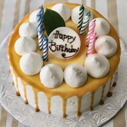 Jun's Bakery - Mango Fresh Cream cake