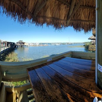 The Conch House Restaurant - View from tiki table - Caribbean Near Me - Saint Augustine, Florida The Conch House Restaurant - View from tiki table - Caribbean Near Me - Saint Augustine, Florida