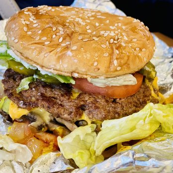 Five Guys - Cheeseburger $10.99 (a bit soggy bun) - Burgers Near Me - Dublin, California