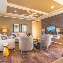 Palm Harbor Village - Coffered ceilings, LED lights, built ins everywhere - more of the Santa Fe at Palm Harbor manufactured homes of Mesquite, Texas