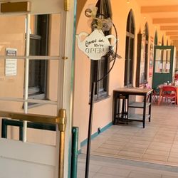 Point Loma Tea - Front entrance on back of liberty market building.