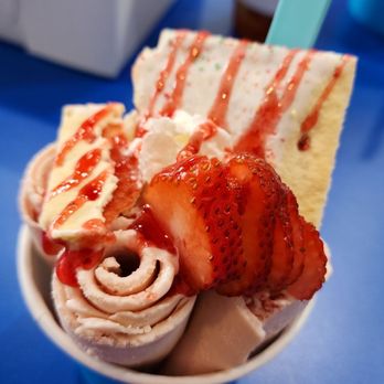Ice Spot - strawberry poptart rolled ice cream - Bubble Tea Near Me - Lake Mary, Florida Ice Spot - strawberry poptart rolled ice cream - Bubble Tea Near Me - Lake Mary, Florida