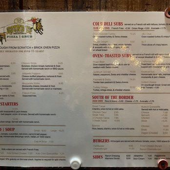 Round Up Pizza - Salads and subs menu - Pizza Near Me - Cambria, California Round Up Pizza - Salads and subs menu - Pizza Near Me - Cambria, California