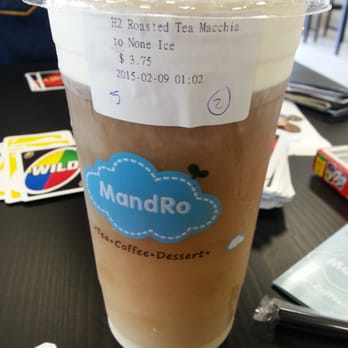MandRo Teahouse - Roasted tea macchiato - Bubble Tea Near Me - Davis, California MandRo Teahouse - Roasted tea macchiato - Bubble Tea Near Me - Davis, California