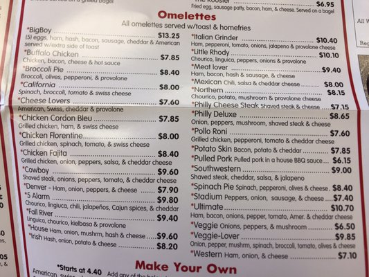 Menu photo 2 Sunnyside Restaurant Warwick, RI