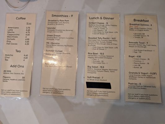 Menu photo 1 West Wall Bar Seattle, WA Menu photo 1 West Wall Bar Seattle, WA