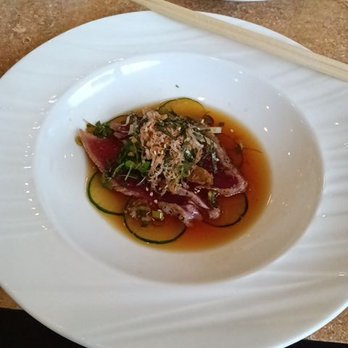 The Pearl - salad was new style sashimi.  Ono! - New American Near Me - Pearl City, Hawaii