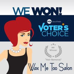 Wax Me Too - Thanks Utah for making us the 2018 Winner of BEST HAIR REMOVAL SALON