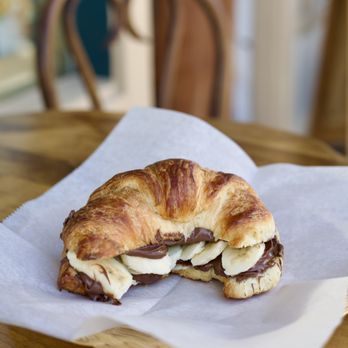 Caffe Soleil - Nutella and Banana Croissant - Cafes Near Me - Salinas, California Caffe Soleil - Nutella and Banana Croissant - Cafes Near Me - Salinas, California