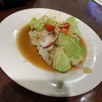 Bento Sushi - The size of the salad that comes with the plate. - Sushi Bars Near Me - Albuquerque, New Mexico