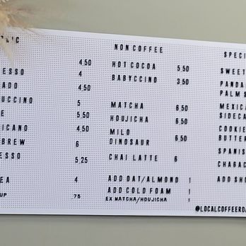 Local Coffee Roasters - MENU - December 2025 - Coffee & Tea Near Me - West Covina, California Local Coffee Roasters - MENU - December 2025 - Coffee & Tea Near Me - West Covina, California