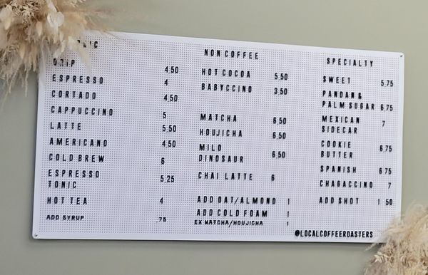 Menu photo 5 Local Coffee Roasters West Covina, CA Menu photo 5 Local Coffee Roasters West Covina, CA